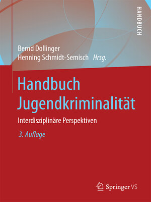 cover image of Handbuch Jugendkriminalität